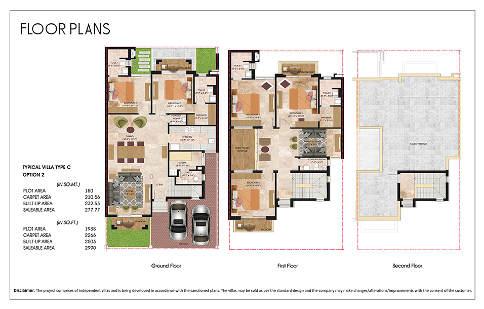 garden bay aster villa floor plan