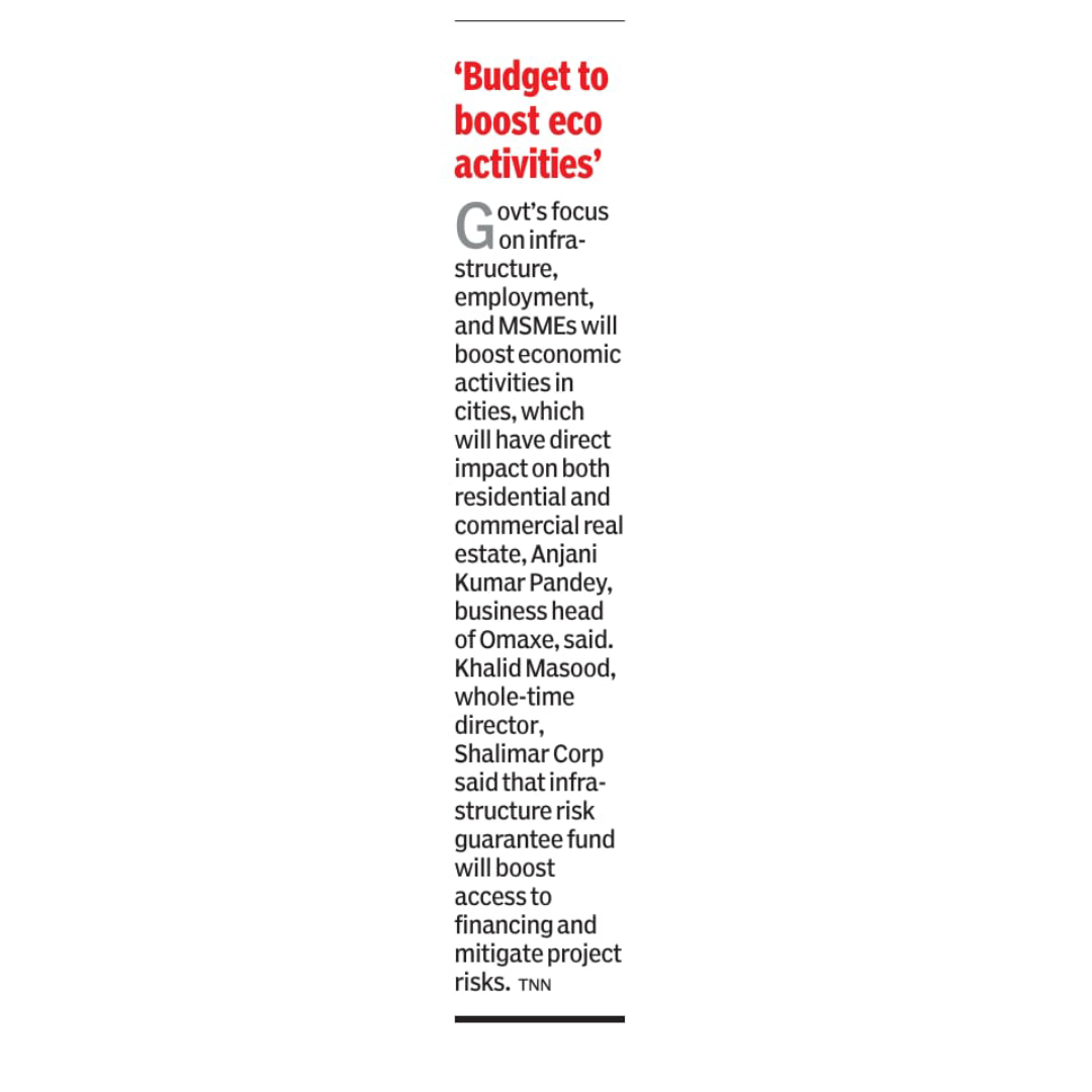 The Times of India-budget2026