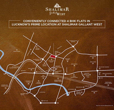4 BHK Flats in Lucknow's Prime Location at Shalimar Gallant West
